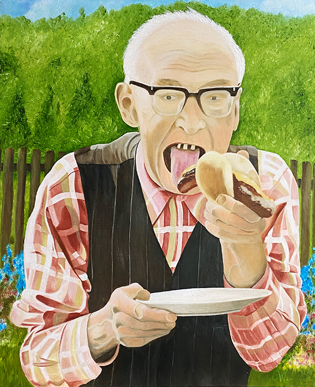 Der Bratwurstesser