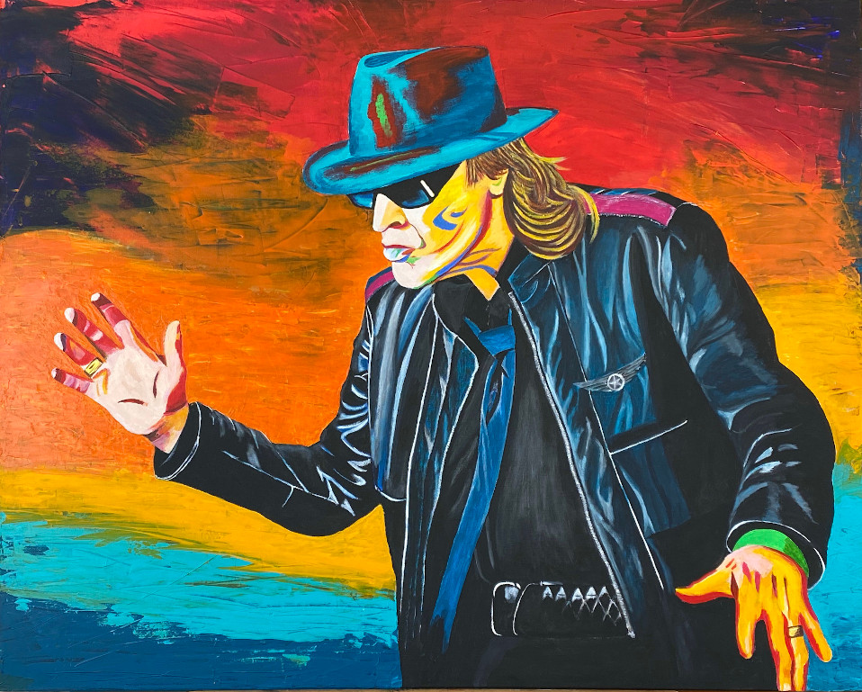 Portraitstudie, Udo Lindenberg 1